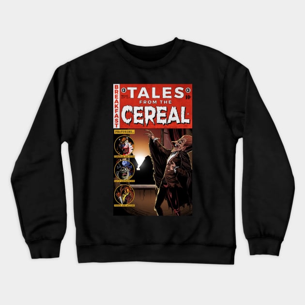 Count Chocula - Tales from the Cereal Crewneck Sweatshirt by thecalgee